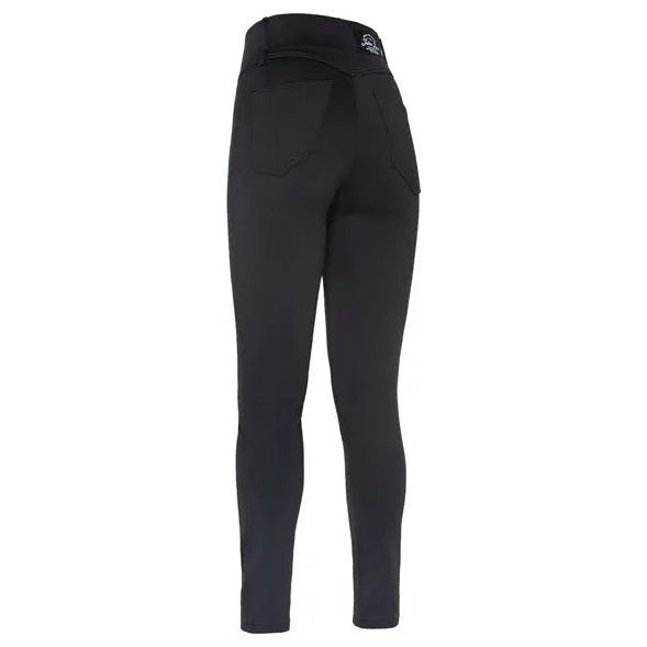John Doe Jeggy Ladies Trouser Black – rear three-quarter view
