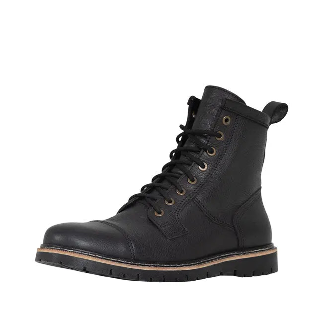 John Doe Rover Leather Boots Black - FREE UK Shipping, FREE 365 Day Returns | Moto Central