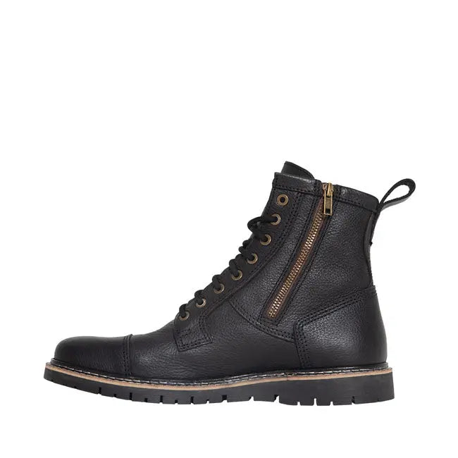 John Doe Rover Leather Boots Black - FREE UK Shipping, FREE 365 Day Returns | Moto Central