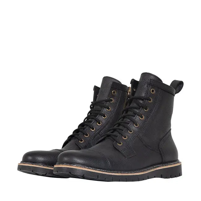 John Doe Rover Leather Boots Black - FREE UK Shipping, FREE 365 Day Returns | Moto Central