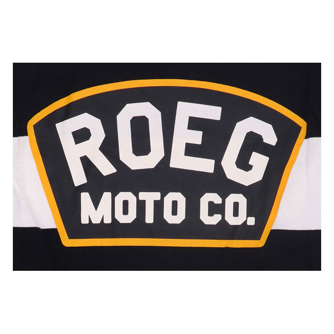 Roeg Shawn Stripe Sweatshirt Off-White / Black