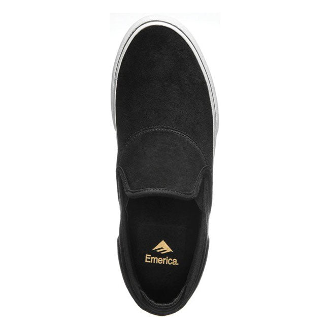 Emerica Wino G6 Slip On Black / White / Gold
