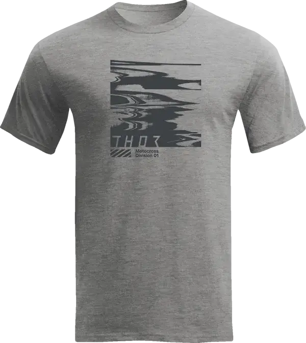 Thor Static T-Shirt Heather Grey - FREE UK Shipping, FREE 365 Day Returns | Moto Central