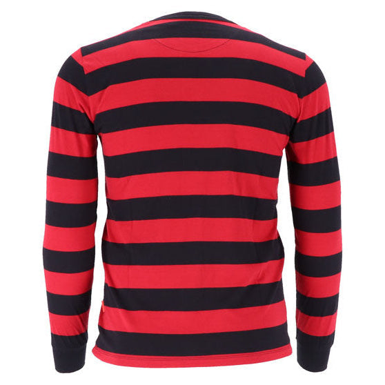 13 And A Half Magazine Behind Bars Long Sleeves T-Shirt Red / Black - alternate product view
