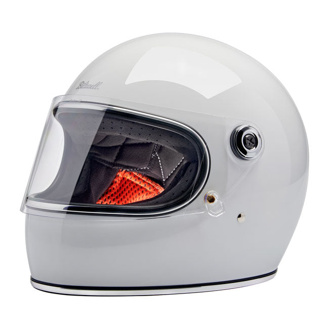 [Biltwell] ビルトウェル グリンゴ S (Gringo S) XXL Biltwell Gringo S Full Face Helmet Gloss White FREE Delivery & Returns