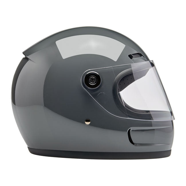 Biltwell Gringo SV Full Face Helmet Gloss Storm Grey FREE UK Delivery