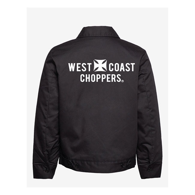 West Coast Choppers Lined Block Work Jacket Black