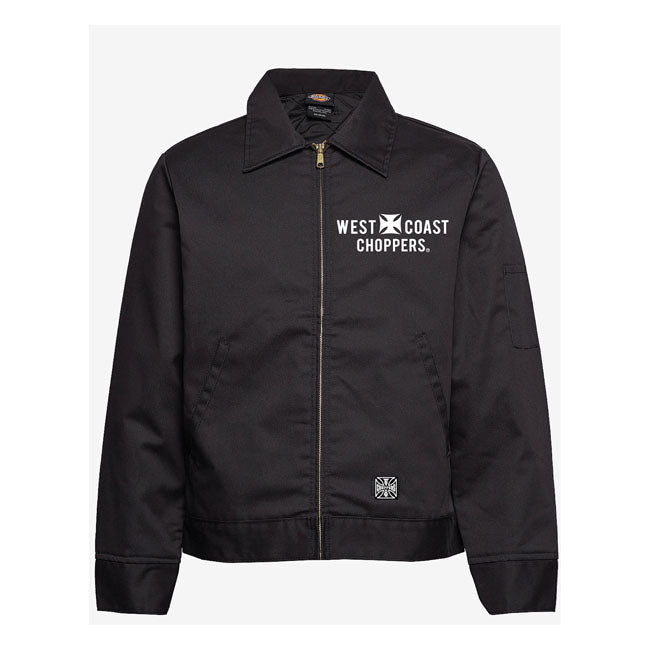 West Coast Choppers Lined Block Work Jacket Black