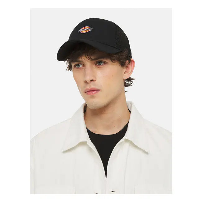 Dickies Hanston Trucker Cap Black - FREE UK Shipping, FREE 365 Day Returns | Moto Central