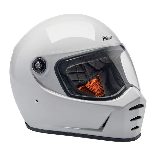 Biltwell Lane Splitter Gloss White - FREE UK Shipping, FREE 365 Day Returns | Moto Central