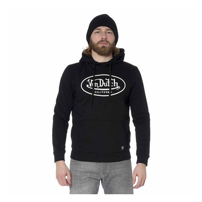 Von Dutch Logo Hoodie Black