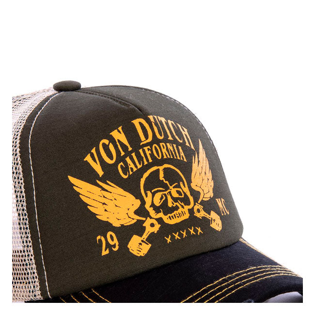 Von Dutch Crew Cap Black / Orange