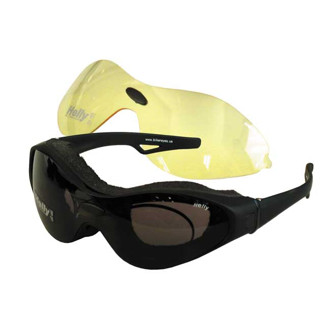 Helly Biker Shades Bandit Smoke & Yellow