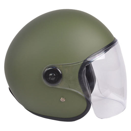 ByCity The City Matt Green open-face motorcycle helmet, right-side view