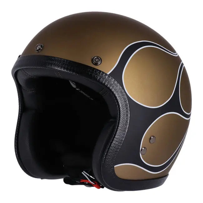 13 And A Half Magazine Skull Bucket Flames Matt Gold FREE UK Delivery, FREE 365 Day Returns | Moto Central