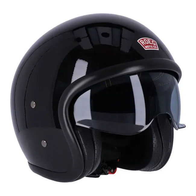 Roeg Sundown Gloss Black - FREE UK Shipping, FREE 365 Day Returns | Moto Central