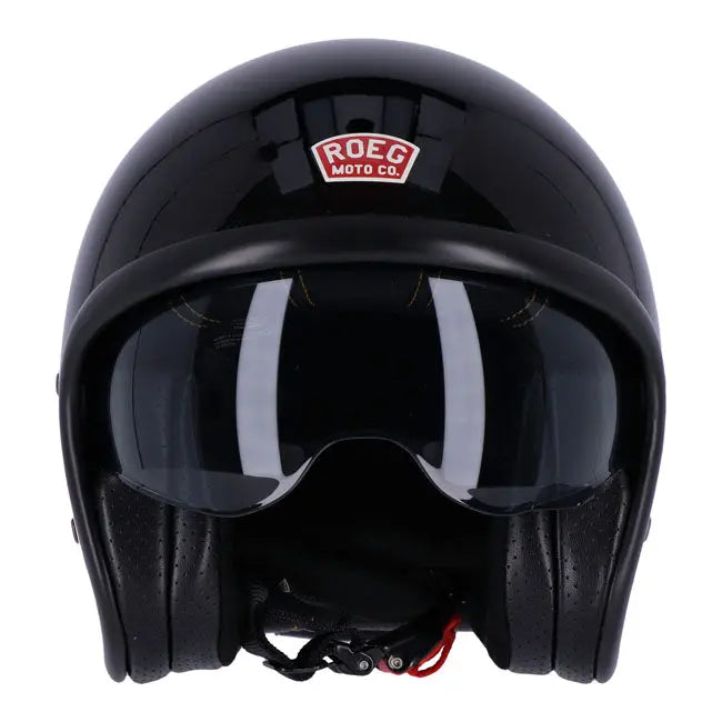 Roeg Sundown Gloss Black - FREE UK Shipping, FREE 365 Day Returns | Moto Central