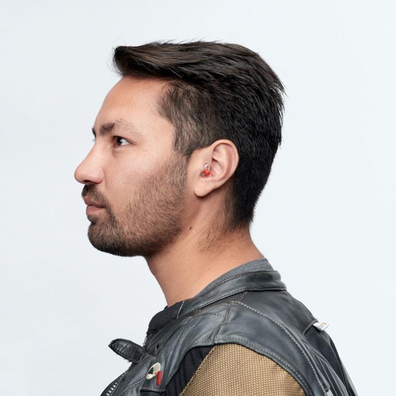 Alpine Motosafe Race Earplugs White With Mini Grip - FREE UK Delivery - Moto Central