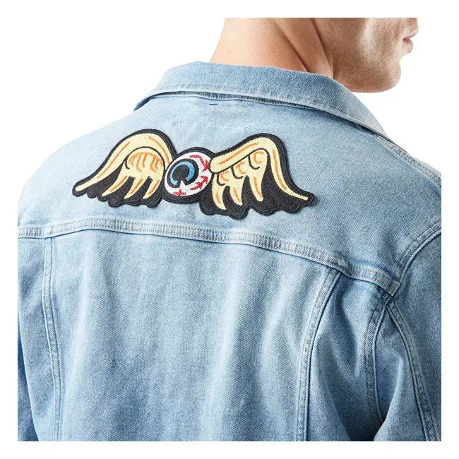Von Dutch Denim Jacket Blue FREE UK Delivery, FREE 365 Day Returns | Moto Central
