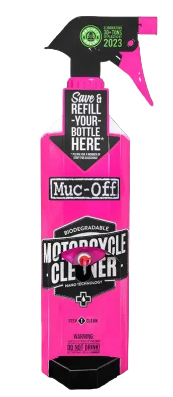 Muc-Off Refill Station - FREE UK Shipping, FREE 365 Day Returns | Moto Central
