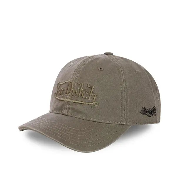 Von Dutch Lifestyle Cap Khaki FREE UK Delivery, FREE 365 Day Returns | Moto Central