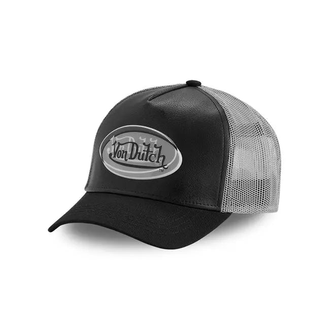 Von Dutch Lifestyle Cap Black / White FREE UK Delivery, FREE 365 Day Returns | Moto Central