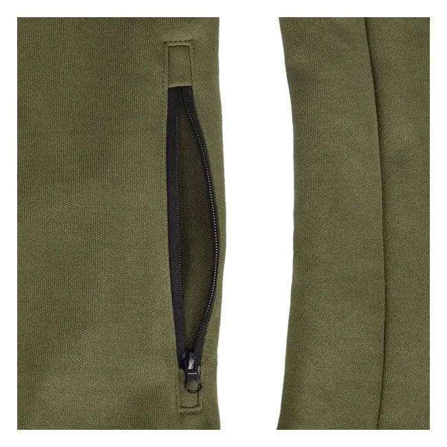 Roeg Frits Track Textile Jacket Army Green - FREE UK Shipping, FREE 365 Day Returns | Moto Central