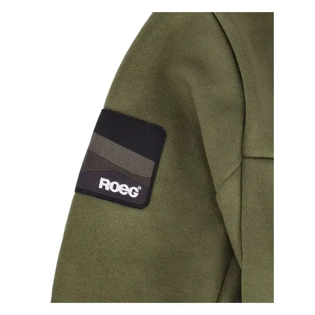 Roeg Frits Track Textile Jacket Army Green - FREE UK Shipping, FREE 365 Day Returns | Moto Central