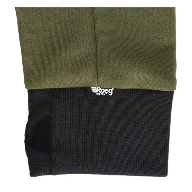 Roeg Frits Track Textile Jacket Army Green - FREE UK Shipping, FREE 365 Day Returns | Moto Central