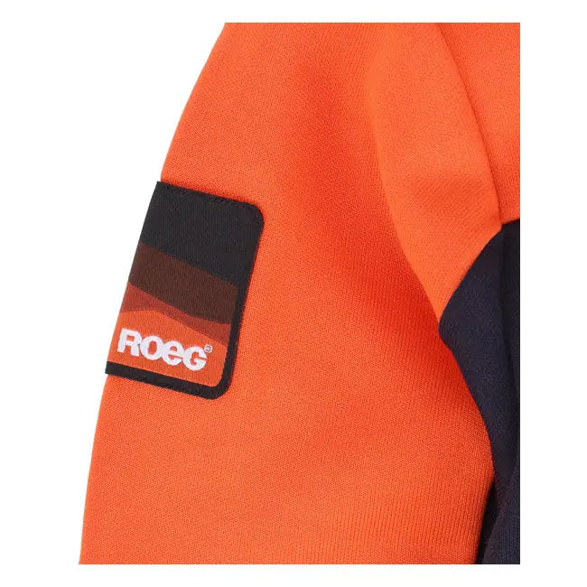 Roeg Hank Track Textile Jacket Navy / Orange - FREE UK Shipping, FREE 365 Day Returns | Moto Central
