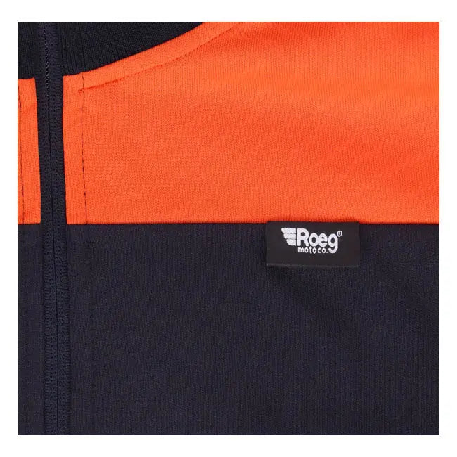 Roeg Hank Track Textile Jacket Navy / Orange - FREE UK Shipping, FREE 365 Day Returns | Moto Central