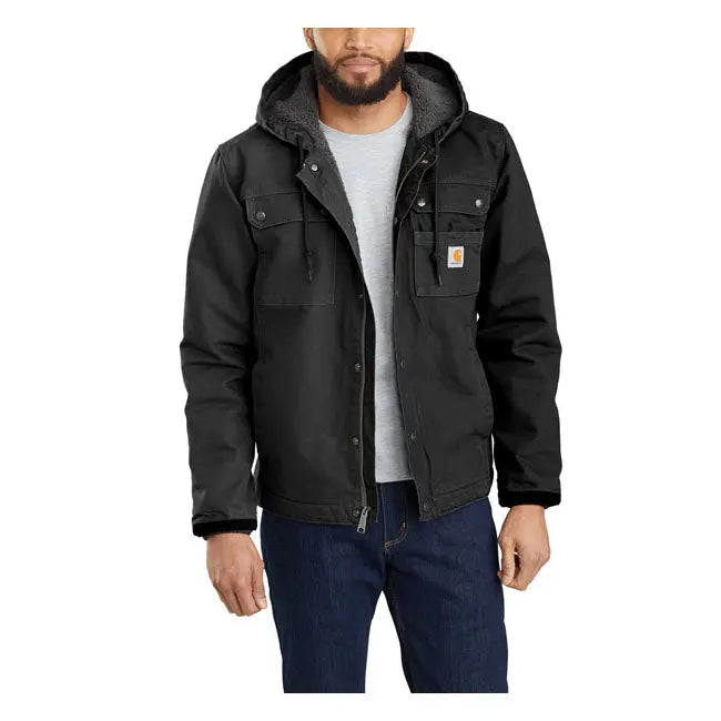 Carhartt Bartlett Jacket Black FREE UK Delivery, FREE 365 Day Returns | Moto Central