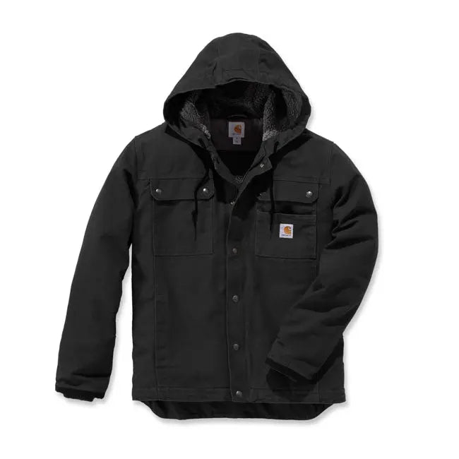 Carhartt Bartlett Jacket Black FREE UK Delivery, FREE 365 Day Returns | Moto Central