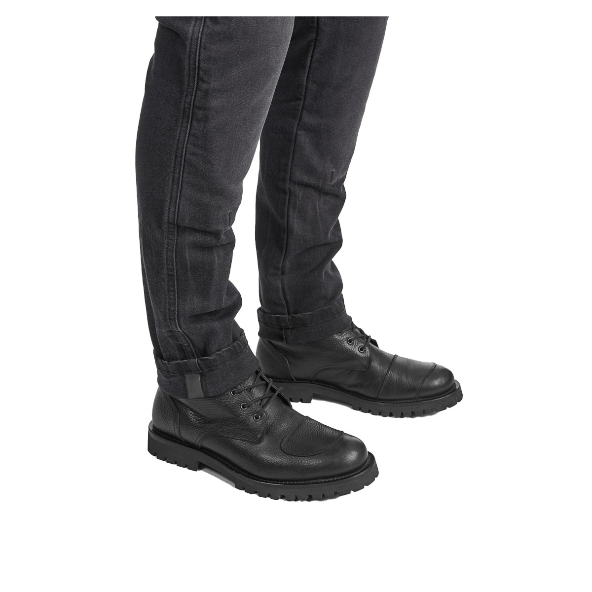 Pando Moto Karl Devil AAA Slim Fit Jeans Black FREE UK Delivery, FREE 365 Day Returns | Moto Central