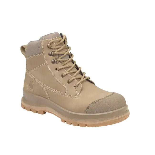 Carhartt Detroit 6" S3 Zip Boots Dark Khaki FREE UK Delivery, FREE 365 Day Returns | Moto Central