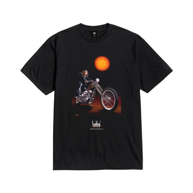 Loser Machine DM Kick Start T-Shirt Black FREE UK Delivery, FREE 365 Day Returns | Moto Central