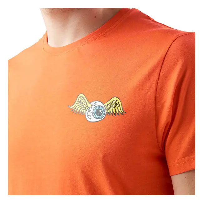 Von Dutch Eye T-Shirt Orange FREE UK Delivery, FREE 365 Day Returns | Moto Central