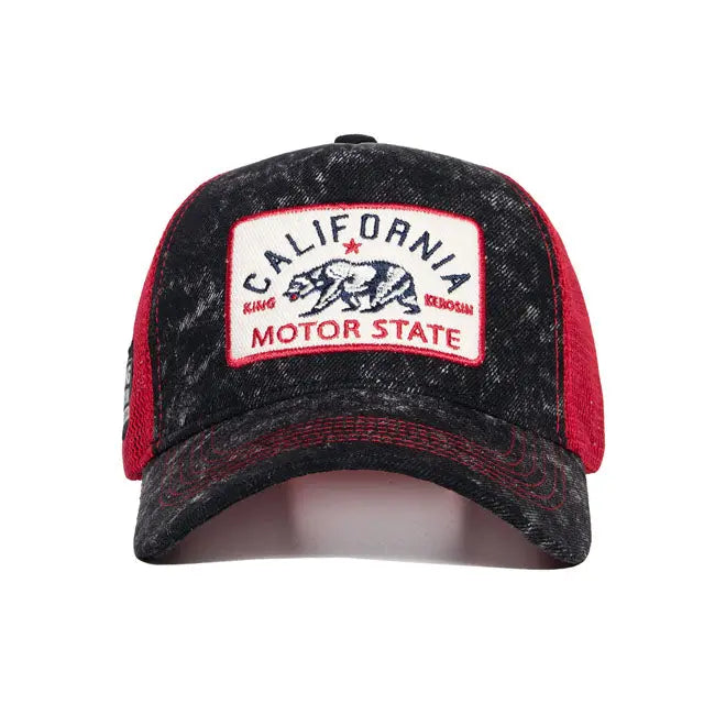 King Kerosin Motor State Cap Black FREE UK Delivery, FREE 365 Day Returns | Moto Central