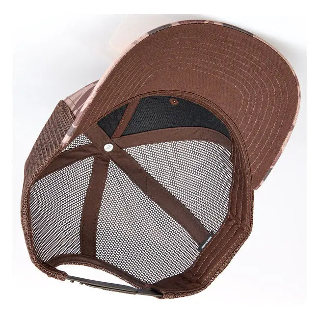 Biltwell Bark Snap Back Cap Brown Camo - FREE UK Shipping, FREE 365 Day Returns | Moto Central