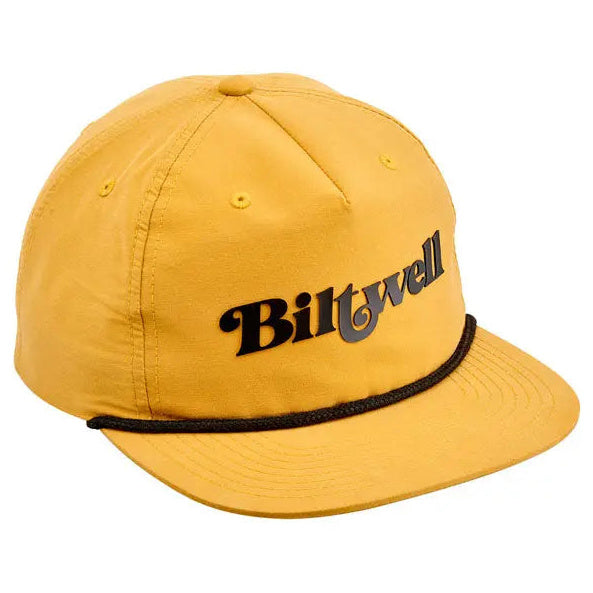 Biltwell Duffer Cap Biscuit / Black - front three-quarter view