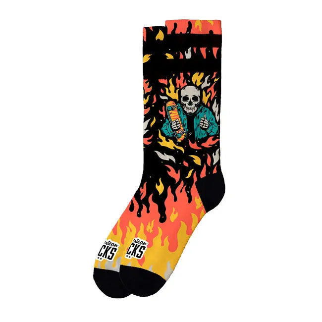 American Socks Welcome To Hell Signature Socks FREE UK Delivery, FREE 365 Day Returns | Moto Central
