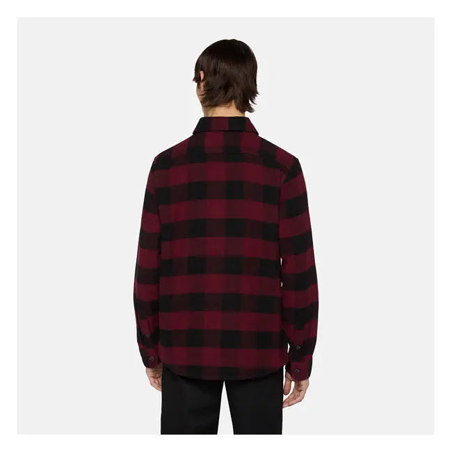 Dickies Sacramento Shirt Zinfandel - FREE UK Shipping, FREE 365 Day Returns | Moto Central