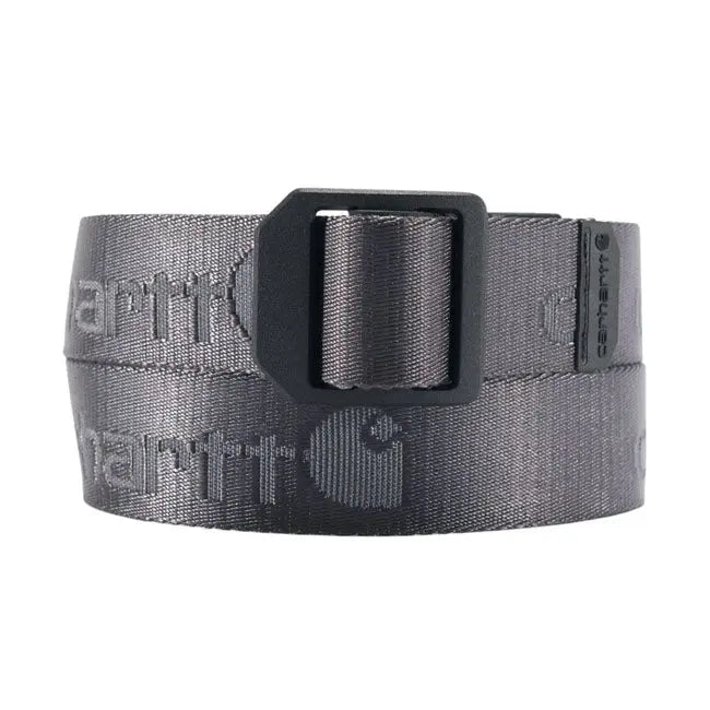 Carhartt Nylon Webbing Ladder Lock Belt Gravel - FREE UK Shipping, FREE 365 Day Returns | Moto Central