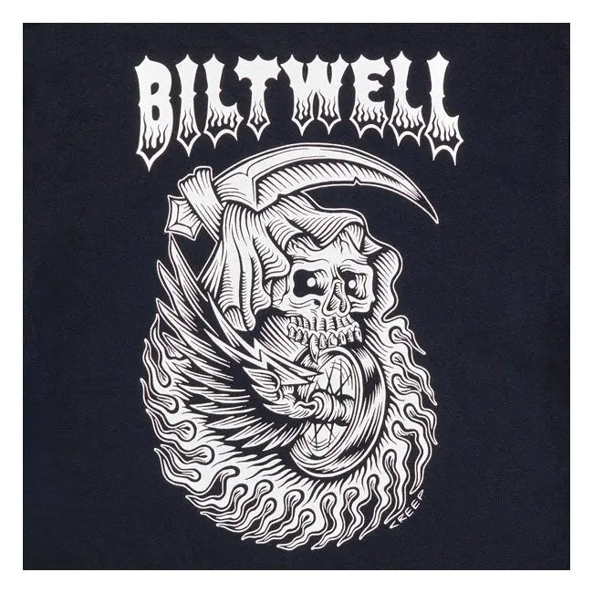 Biltwell Creep T-Shirt Black - FREE UK Shipping, FREE 365 Day Returns | Moto Central