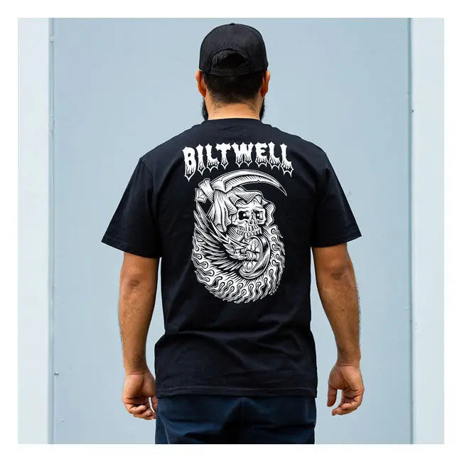 Biltwell Creep T-Shirt Black - FREE UK Shipping, FREE 365 Day Returns | Moto Central