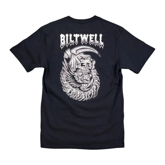 Biltwell Creep T-Shirt Black - FREE UK Shipping, FREE 365 Day Returns | Moto Central