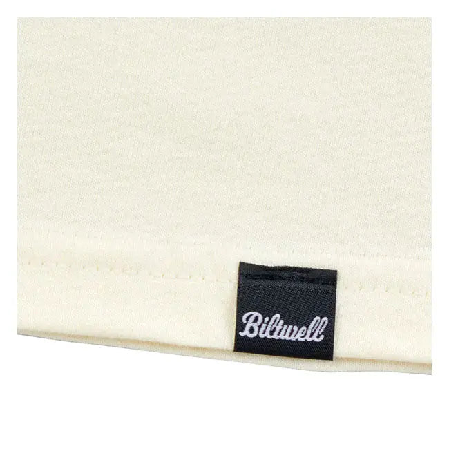 Biltwell Howdy T-Shirt Off White - FREE UK Shipping, FREE 365 Day Returns | Moto Central
