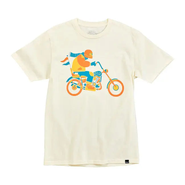 Biltwell Howdy T-Shirt Off White - FREE UK Shipping, FREE 365 Day Returns | Moto Central
