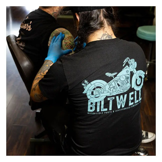 Biltwell Old Junk Pocket T-Shirt Black - FREE UK Shipping, FREE 365 Day Returns | Moto Central