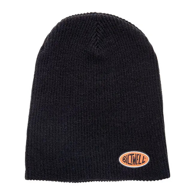 Biltwell Oval Beanie Black - FREE UK Shipping, FREE 365 Day Returns | Moto Central